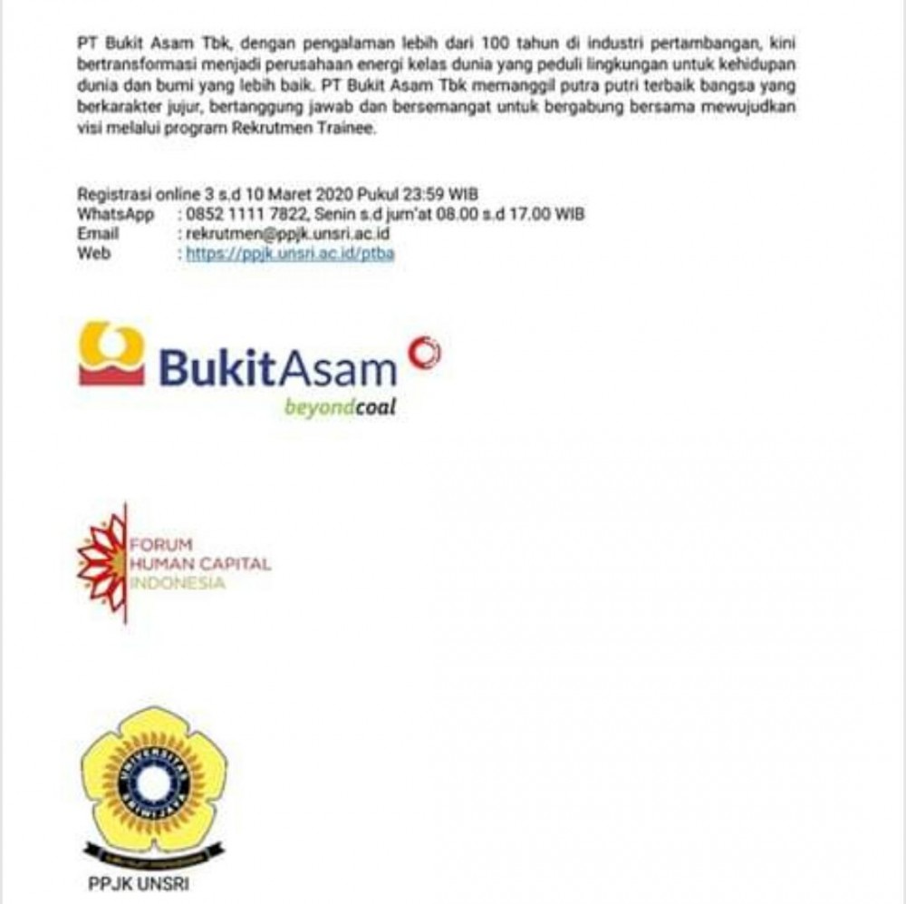 Agenda PROGRAM REKRUTMEN TRAINEE Job Placement Center Agenda PROGRAM REKRUTMEN TRAINEE Job Placement Center